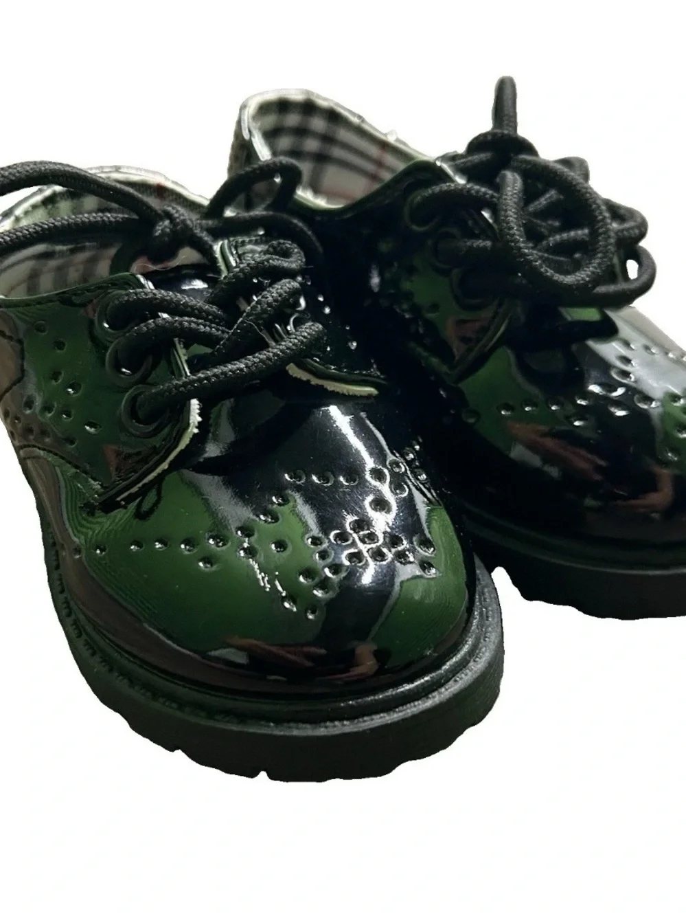 Toddler Girl Black Lace Up Dress Shoes Size 5
